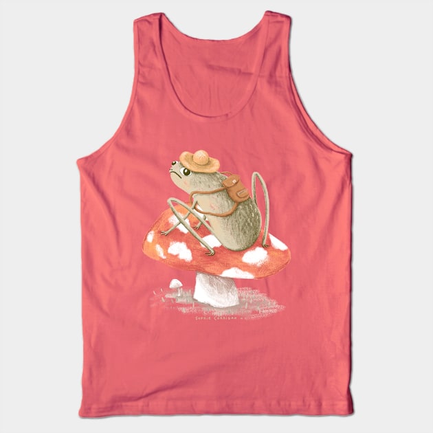 Awkward Toad Ready for Adventure Tank Top by Sophie Corrigan